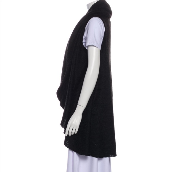 Alice + Olivia Black Open Sweater Vest XS - Picture 2 of 5